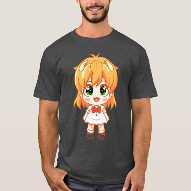 Camiseta manga anime girl boy (Anverso)