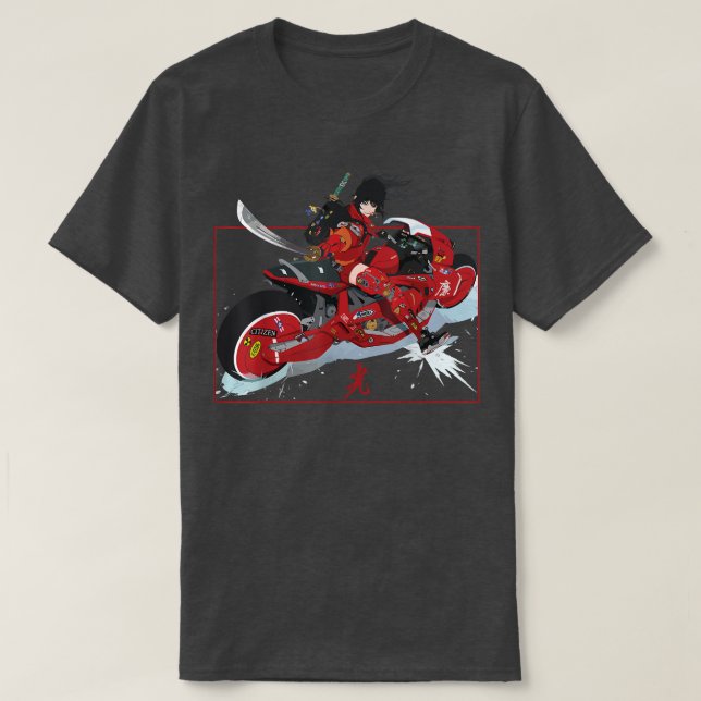 Camiseta Manga Anime Samurai Aestesia japonesa de la huelga (Diseño del anverso)