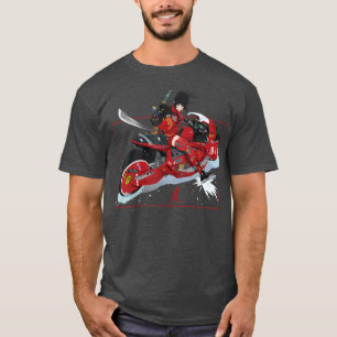 Camiseta Manga Anime Samurai Aestesia japonesa de la huelga