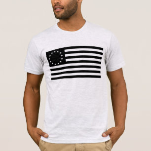 Camiseta Manga, Bandera Betsy Ross o Bandera Circular Ameri