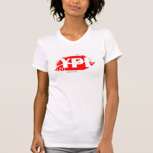 Camiseta Manga casquillo caliente del AA de las señoras de