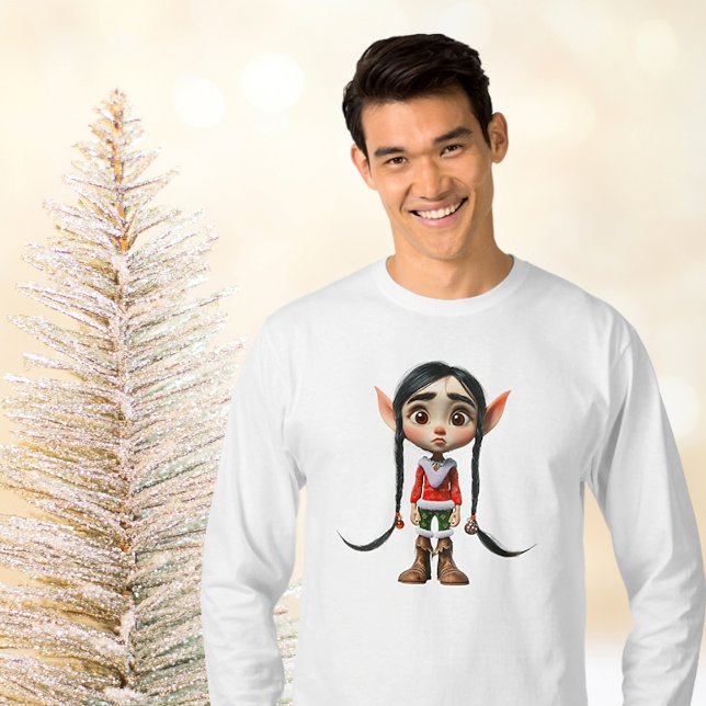 Camiseta Manga Chicas Navidades Elf Men's Tee (Subido por el creador)