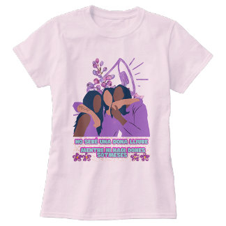 Camiseta manga corta corta femenina para・