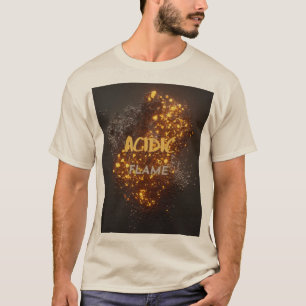 Camiseta Manga corta del ácido líquido para hombres