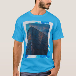 Camiseta Manga corta del Edificio Azul para hombres