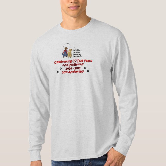 Camiseta Manga de 20 años de GoldHeart (Anverso)
