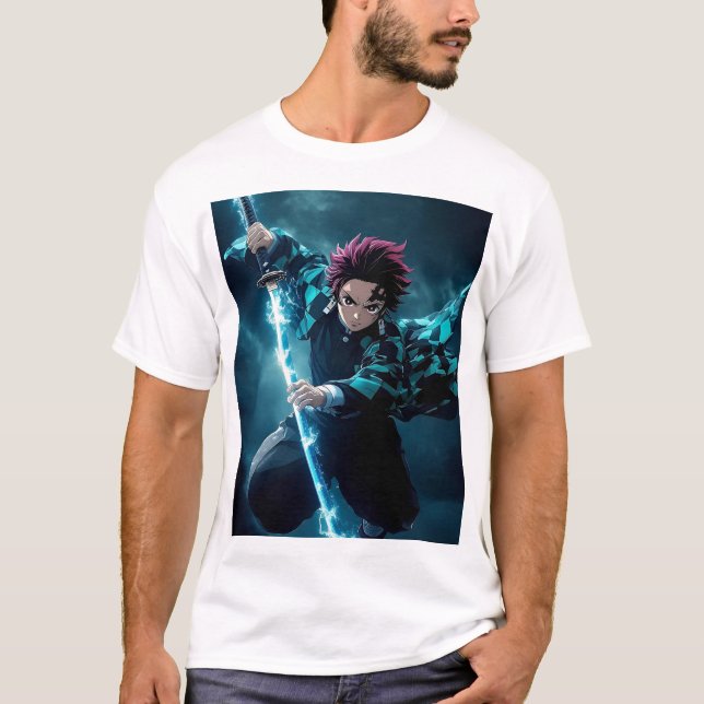 Camiseta Manga de anime Tanjiro (Anverso)