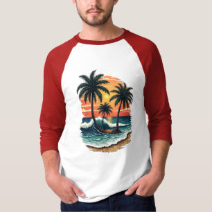 Camiseta Manga de diseño de arte de los tatuajes de la play