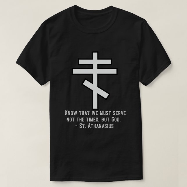 Camiseta Manga de larga duración ortodoxa oriental (Diseño del anverso)