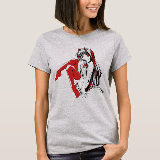 Camiseta Manga de R & B, Anime de Gata Neko Furry Loli