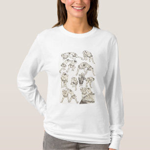 Camiseta Manga: estudios de gestos y posturas de la lucha