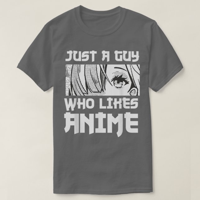 Camiseta Manga Japan Culture Just A Guy Who Likes Anime  (Diseño del anverso)