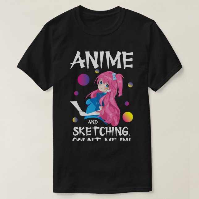 Camiseta Manga japonesa divertida en Otaku, solo una pista  (Diseño del anverso)
