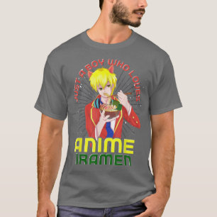 Camiseta Manga japonesa Otaku Boys fideos Ramen Japón Kawa