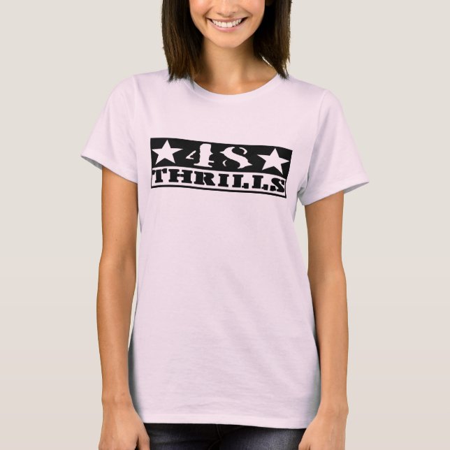 Camiseta Manga larga acondicionada para mujeres 48 thrills  (Anverso)