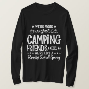 Camiseta Manga Larga Amigos Divertidos de Camping