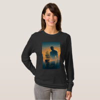 Camiseta Manga Larga Arte Marinero Gigante