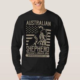 Camiseta Manga larga australiana de los E.E.U.U. de los