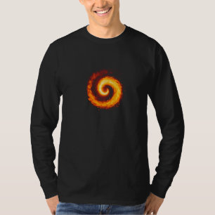 Camiseta Manga larga básica del espiral profano de las