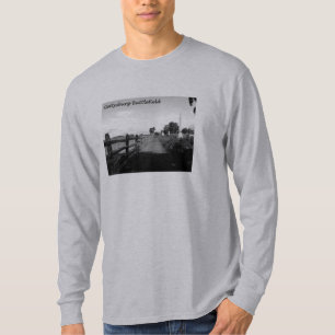 Camiseta Manga larga blanco y negro de Gettysburg