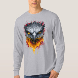 Camiseta Manga Larga Burning Eye Hawk Splatter