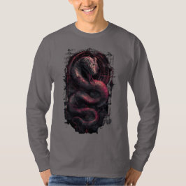 Camiseta Manga Larga Cyber Serpent Dark Fantasy Gr