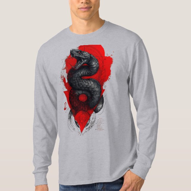 Camiseta Manga Larga Dark Viper Trash Polka (Anverso)