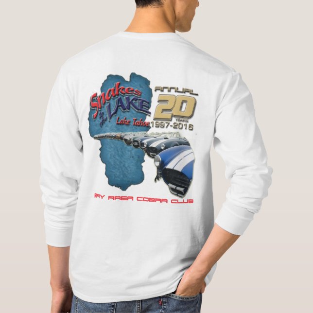 Camiseta Manga larga de 2016 serpientes * (FRENTE y parte (Reverso)