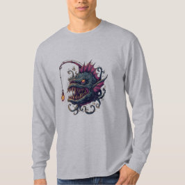Camiseta Manga Larga de Arte Cómic de Pez Linterna