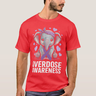 Camiseta Manga Larga de Elefante Lindo de Concienc
