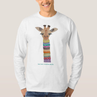 Camiseta Manga Larga de Jirafa