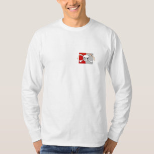 Camiseta Manga larga de la bandera de pirata de la STC
