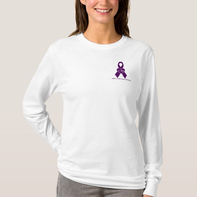 Camiseta manga larga de la deficiencia de la (Anverso)