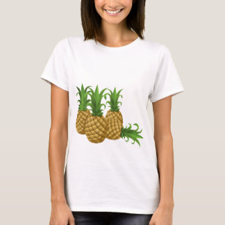 Camiseta Manga larga de la flor de piña