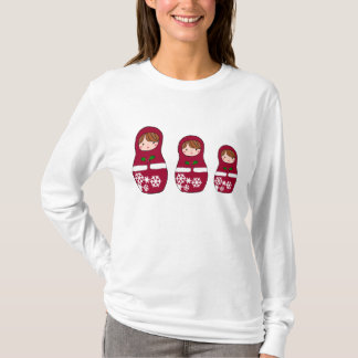 Camiseta Manga larga de la sudadera con capucha del navidad