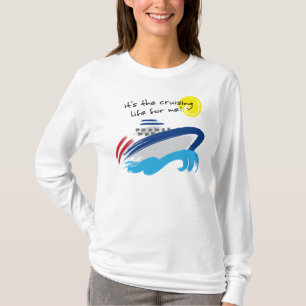 Camiseta Manga larga de las señoras de la vida que cruza
