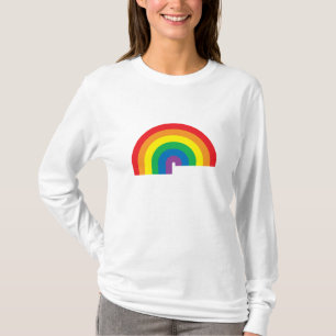 Camiseta Manga larga de las señoras del arco iris