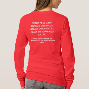 Camiseta Manga larga de las señoras del Redshirt