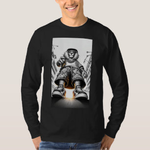Camiseta Manga larga de león colosal
