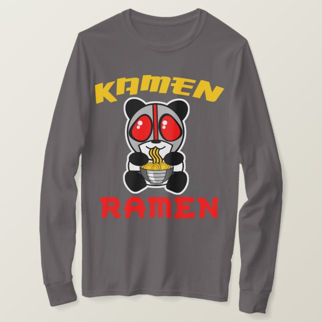 Camiseta Manga larga de los Ramen de Kamen (Anverso del diseño)
