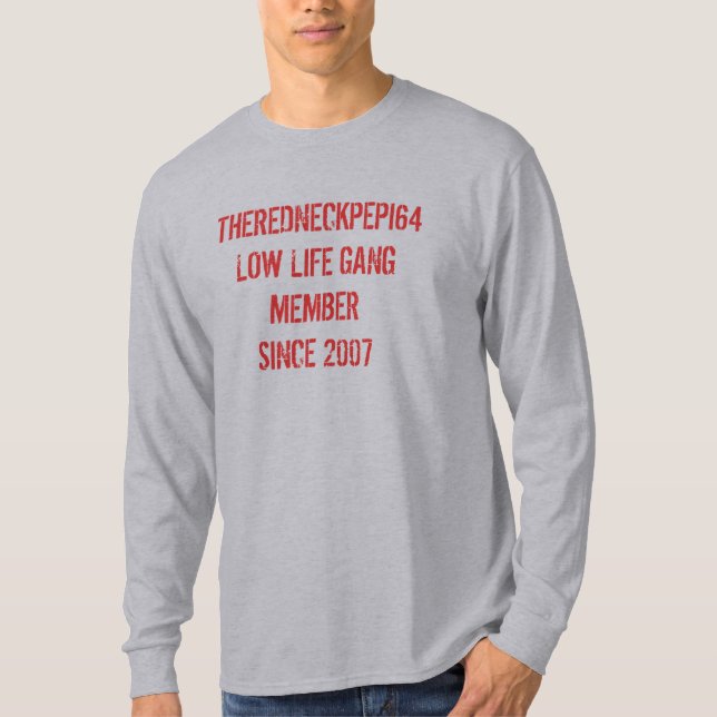 CAMISETA MANGA LARGA DE LOWLIFEGANG (Anverso)