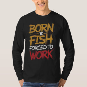 Camiseta Manga Larga de Pesca Divertida