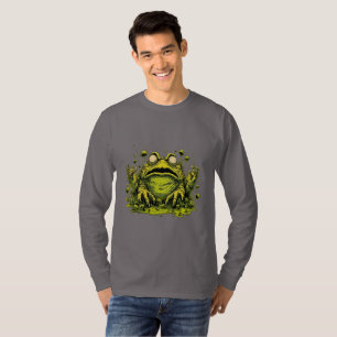 Camiseta Manga Larga de Rana Mutante Tóxica y Espe