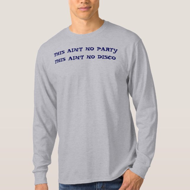 Camiseta Manga larga de Sam del pánico (Anverso)