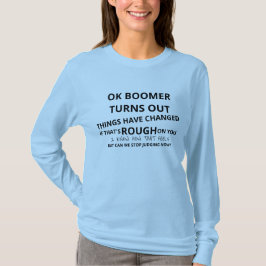 Camiseta Manga larga de variación de poema meme OK Boomer