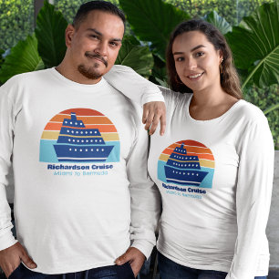 Camiseta Manga larga de viaje de la familia Sunset del cruc