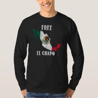 Camiseta Manga larga del gángster libre del EL Chapo