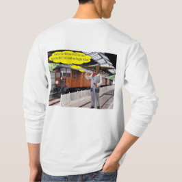 Camiseta manga larga. Feliz Día del Padre. vaca/