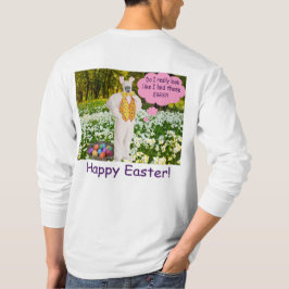 Camiseta manga larga. Feliz Pascua.