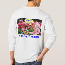 Camiseta manga larga. Feliz Pascua.